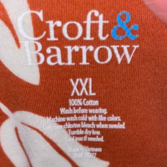 LIKE NEW: Plus Size Woman's notch neck short sleeve Croft & Barrow - Picture 2 of 2